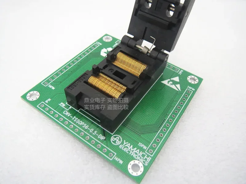 

TSSOP56/DIP IC51-0562-1514 Испытательное сиденье IC Испытательная розетка Испытательный стенд Блок Распределитель Оптовая продажа Новое расстояние 0,5 мм