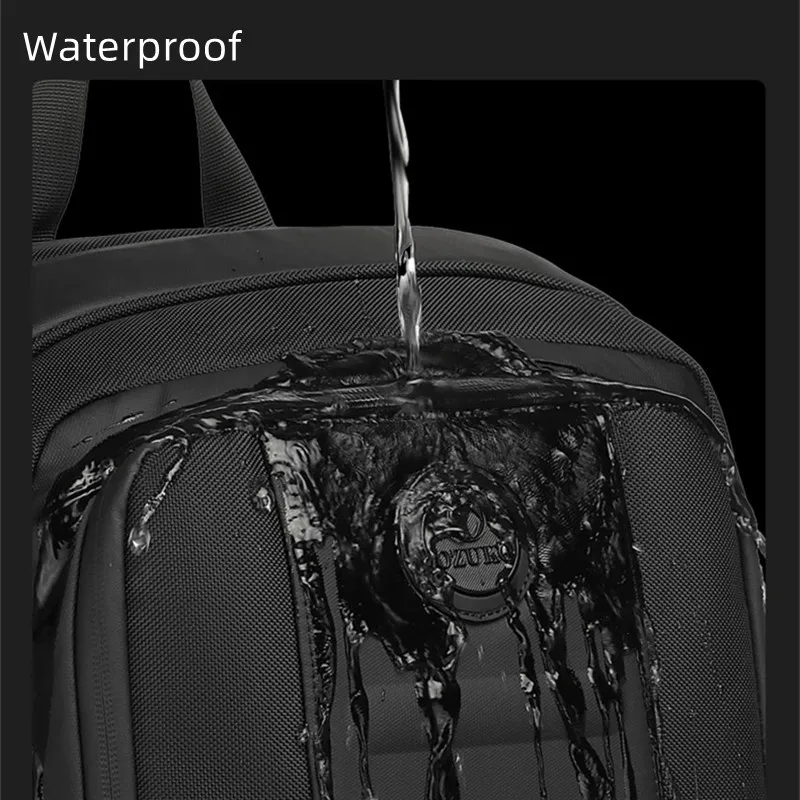 OZUKO Business Waterproof Travel Backpack Large Capacity School Bag Multi-Functional 17.3 Inch Laptop Backpacks For Man