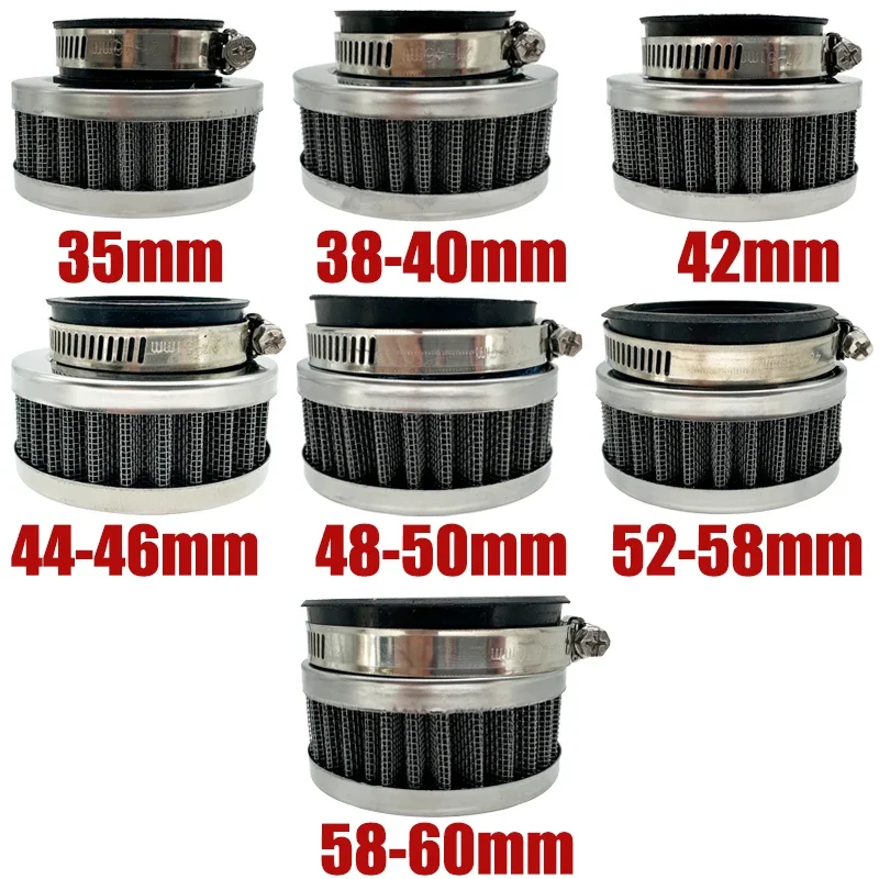 6X Universal Air Filter 35mm-60mm High Flow Sports Intake ATV Pit Dirt Bike Motorcycle Replacement For Honda Kawasaki Yamaha