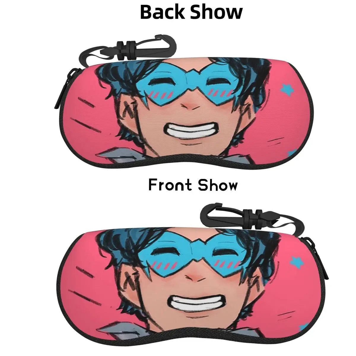 

Nightwing And Bitewing Ico Shell Glasses Case Protective Sunglasses Box Women Men Soft Eyeglasses Bag Pouch