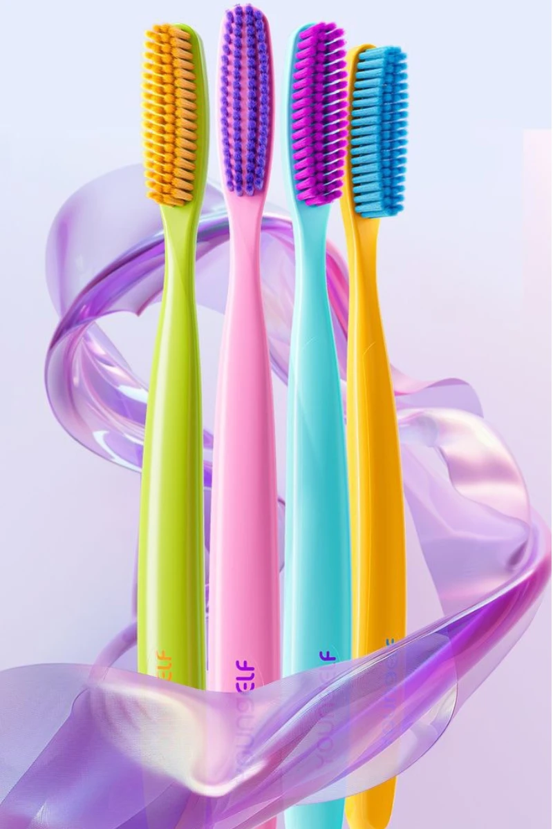 Extra Long Head Toothbrush Dopamine Soft Bristles Household Individually Packaged Adult Cleaning Toothbrush