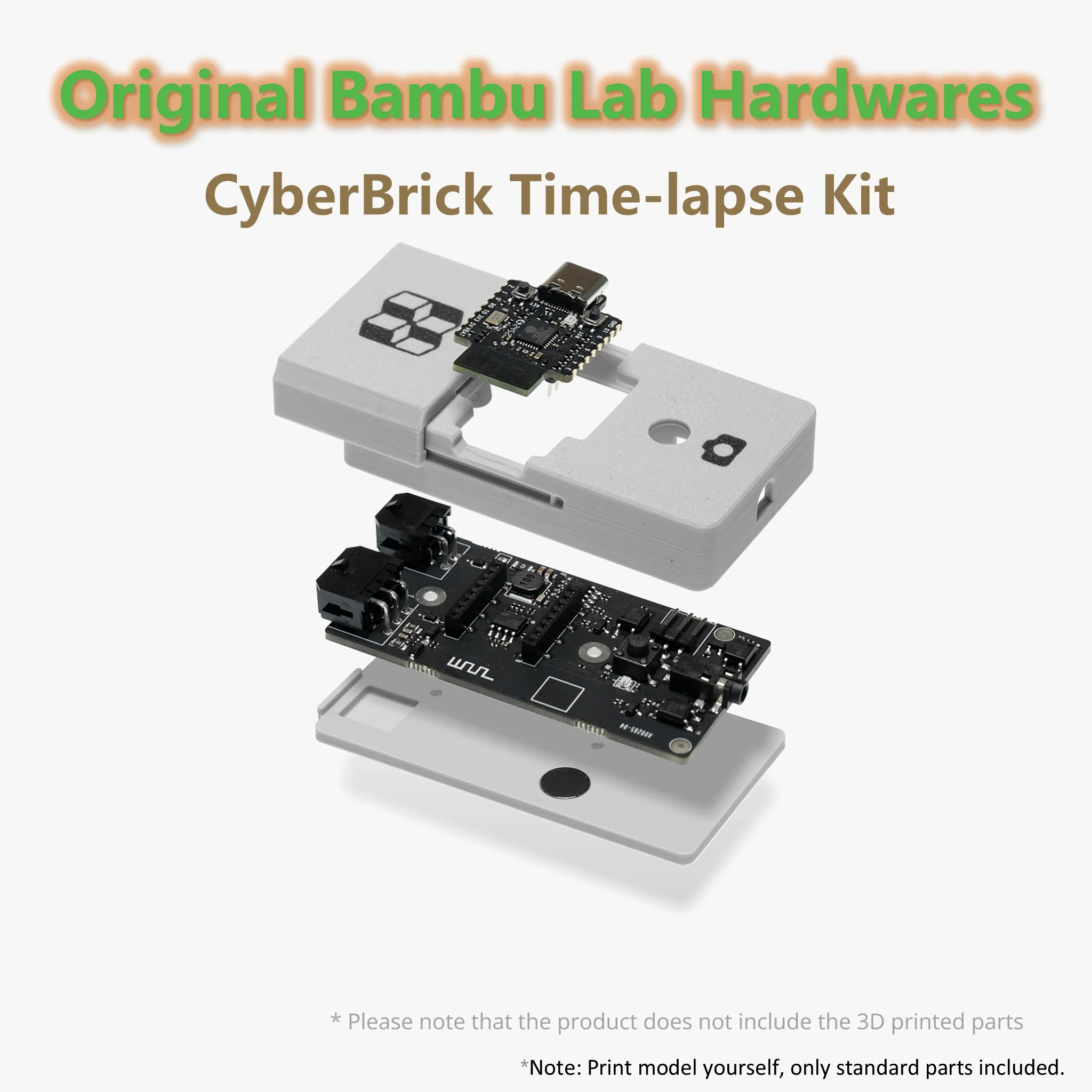 Original Bambu Lab CyberBrick Time-lapse Kit, Bluetooth/Wired/Mechanical Shutter Trigger for 3D Printer Time-lapse Photography