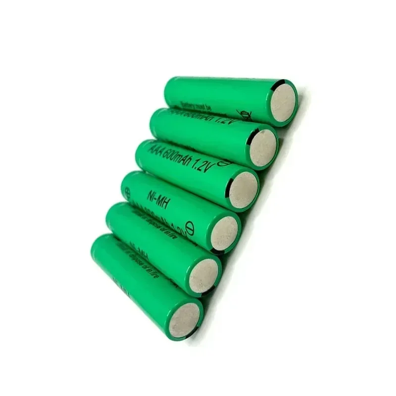 New AAA1.2V Battery 600mAh Rechargeable Ni-MH Battery 1.2 V AAA Battery Suitable for Clocks, Mice, Computers, Toys, Etc.