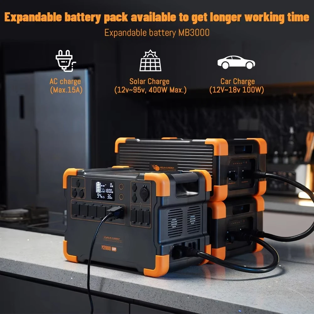 Allpower 3 in 1 Portable 2KW Solar Generator Camping Equipment Foshan 150 Generation Biggest Solar Panel for Car Power Source