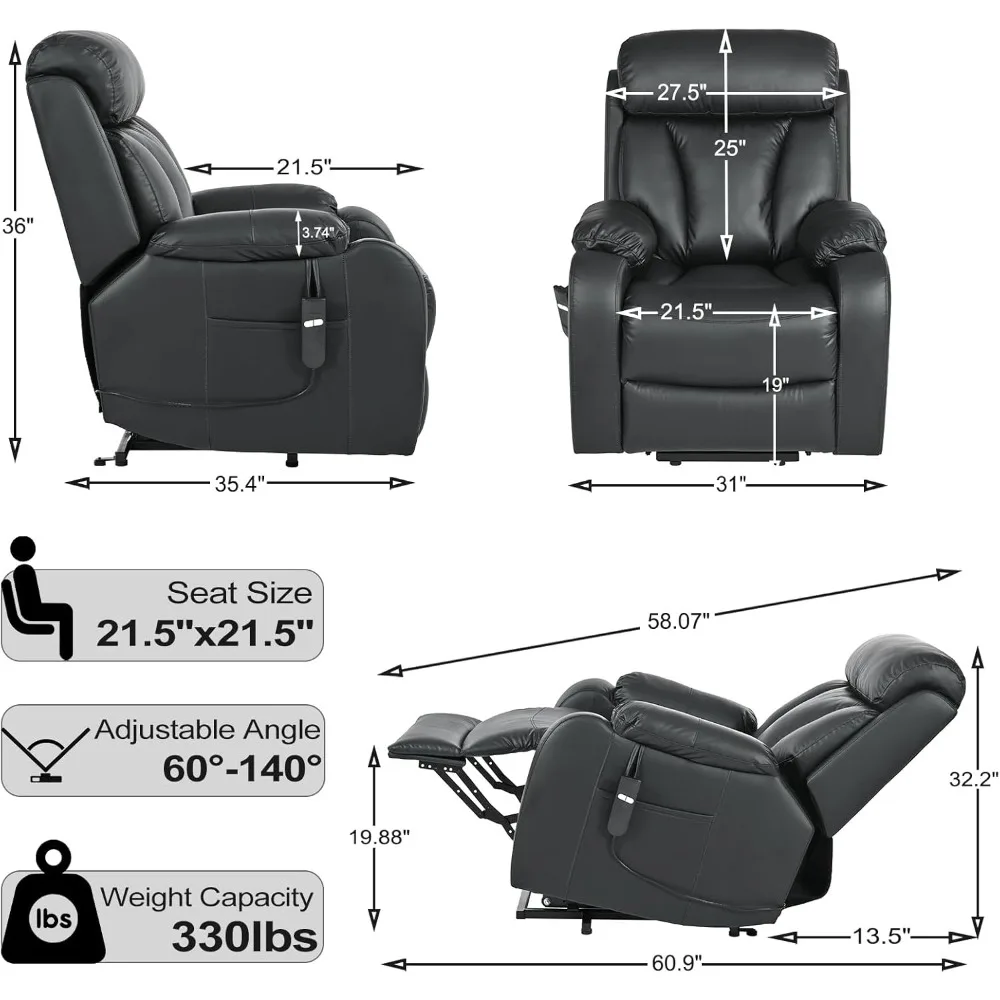 Small Power Lift Recliners Chair for Elderly