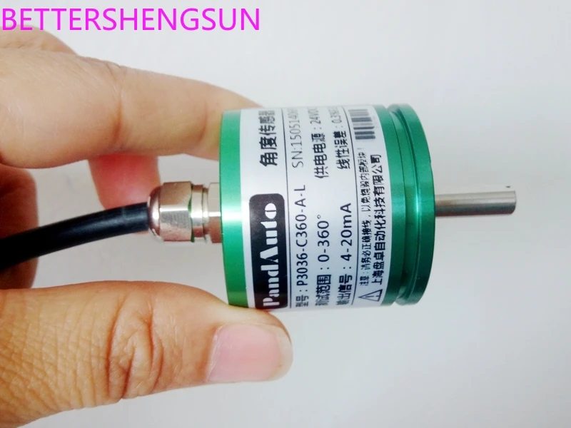 

0-360 non-contact angular displacement sensor, long life 0-5VDC P3036-C-360-V1-5-L