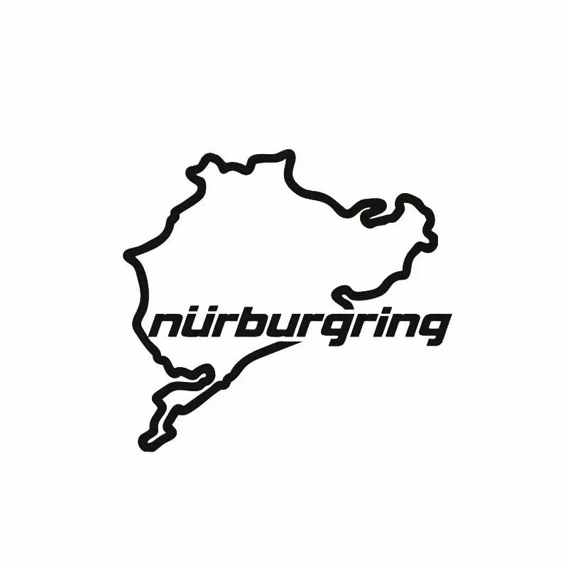 Funny Racing Road Racing Nurburgring Car Sticker Automobiles Motorcycles Exterior Accessories Vinyl Decals for Bmw Audi Jeep Kia