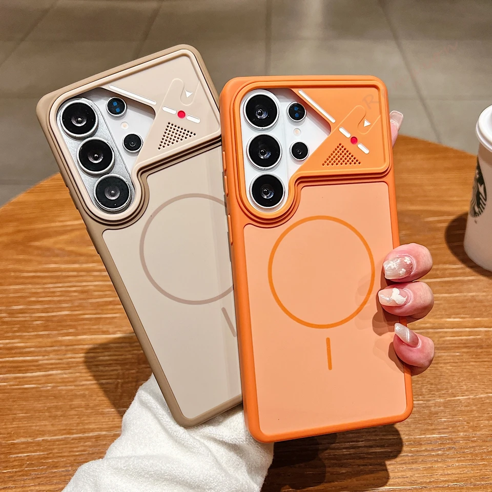 2026 Matte Magnetic Phone Case for Samsung Galaxy S26 Ultra S26 Plus S26Ultra Magsafe Official Len Camera Protector Cover view 6
