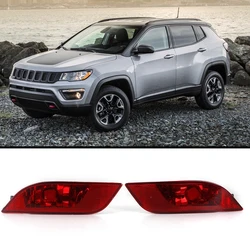 Car Rear Bumper Taillight Reflector Light Signal Light Bumper Reflector Brake Light For Jeep Compass 2017 2018 2019