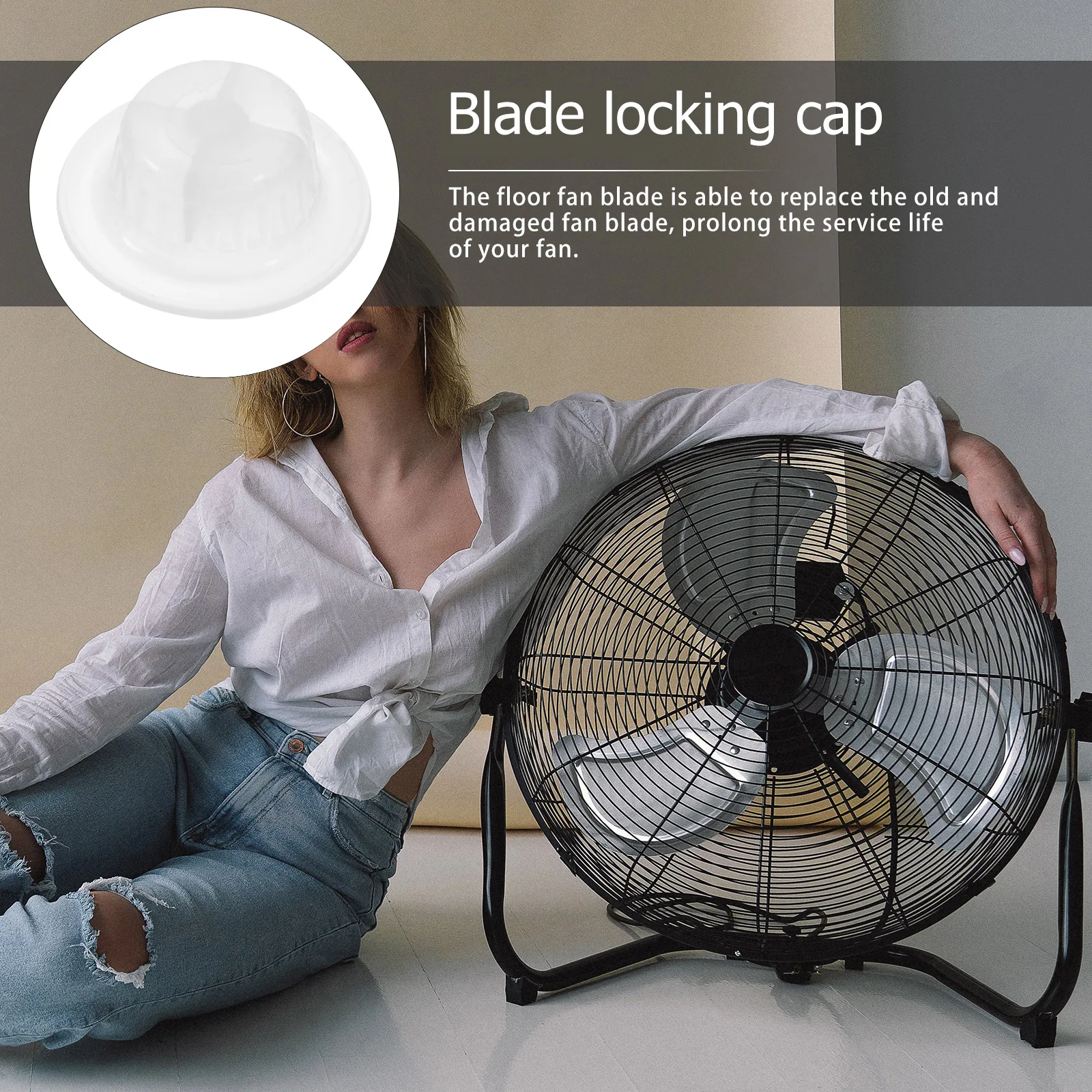 

20 Pcs Fan Nuts Table Blade Cover Replacement Pedestal Cap for Universal Household