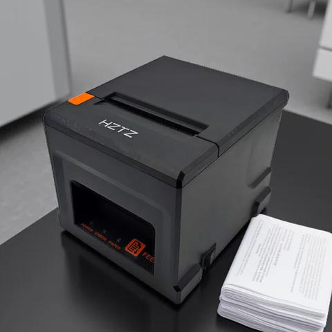 HZTZ 80mm Thermal Receipt Printer HZ-8360 Automatic Cutter Restaurant Kitchen POS Printer USB LAN Bluetooth