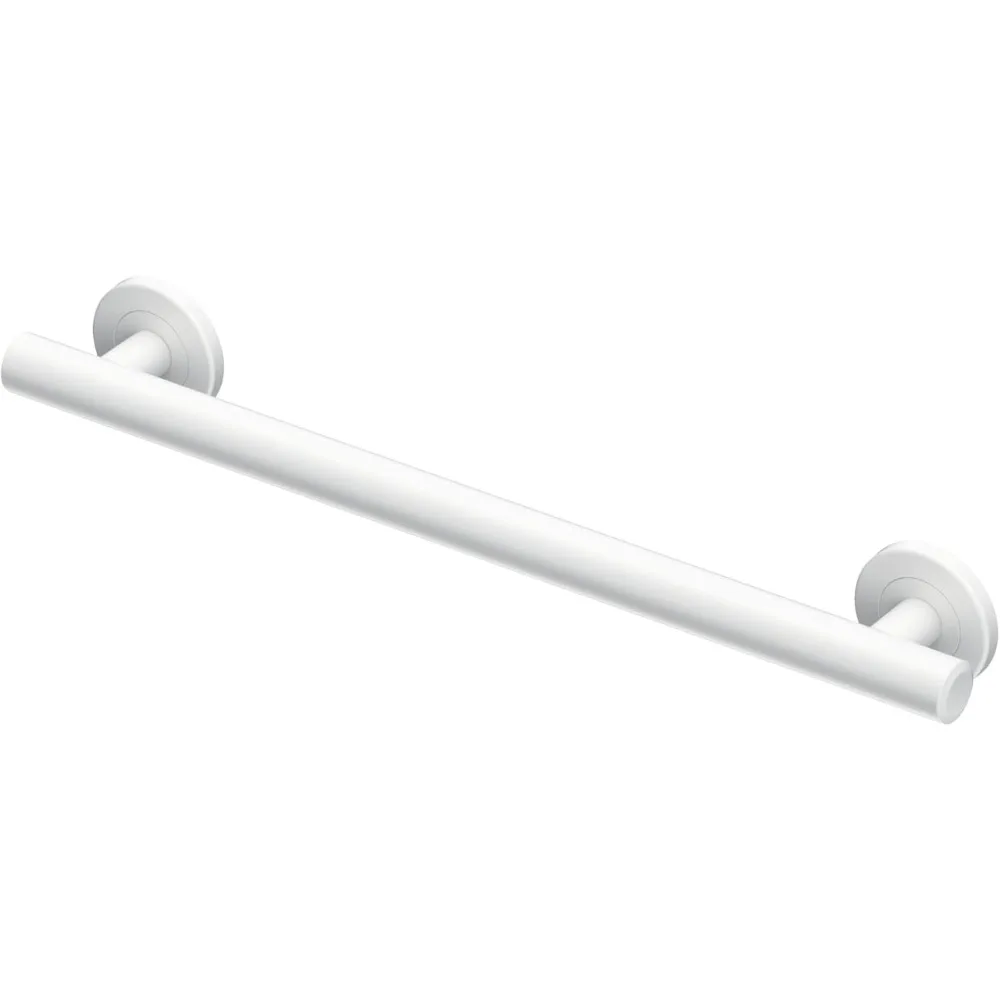 

852W Latitude II, Grab Bar, 18, Matte White/ADA Compliant Wall Mount Stainless Steel 18 Inch Safety Grab Bar for Bathroom
