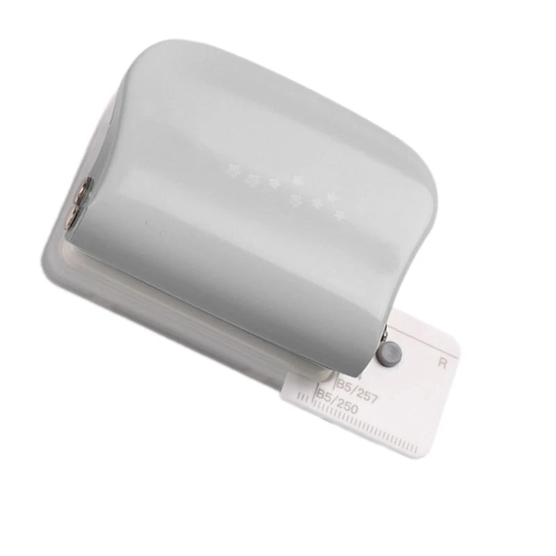 Y2GD Circle Punches Paper Puncher for Notebook Scrapbook, 5 Sheets Capacity 5 Hole Punches Handheld Loose Leaf Paper Puncher