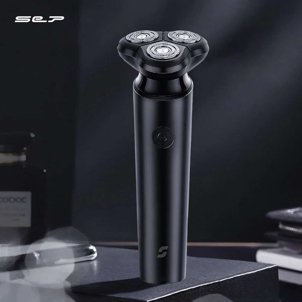 Sep เครื่องโกนหนวดไฟฟ้า Beard Trimmer 3D Triple Blade โกนเครื่อง USB ชาร์จ Beard Trimmer