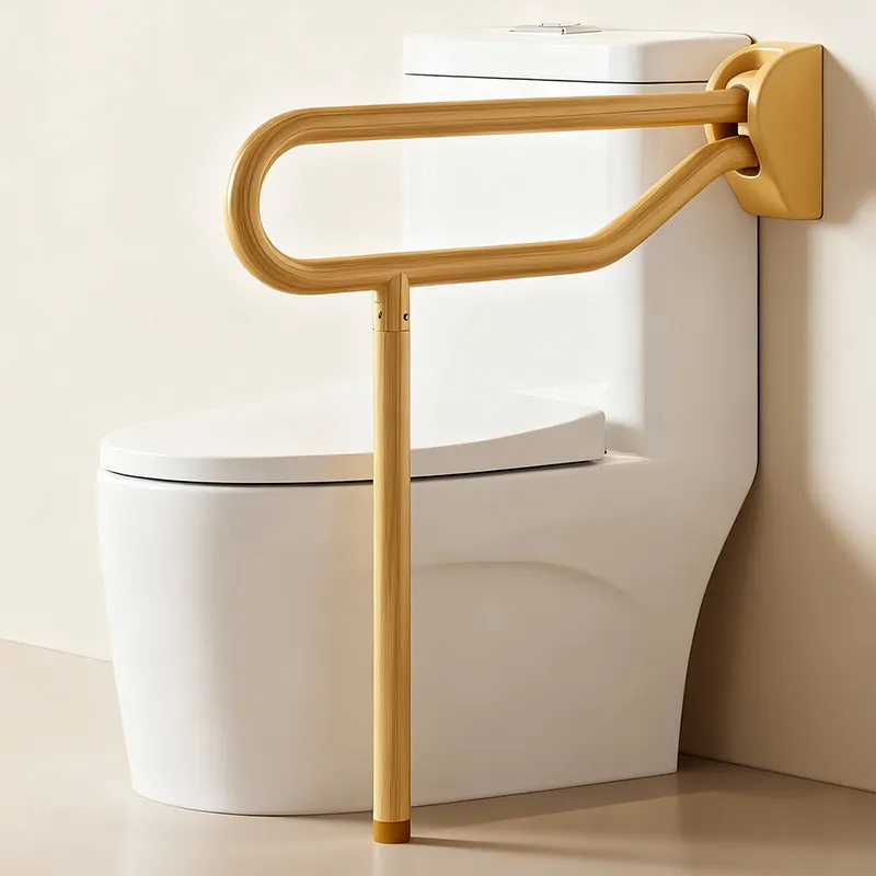 Toilet Handicap Grab Bars,Foldable Drop Down Toilet Safety Rails, Seat Support Aids Assist Rail, Non-slip Toilet Safety Handrail