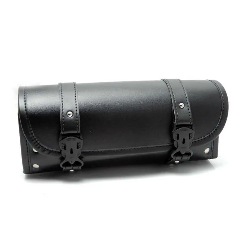 Borsa per attrezzi universale per moto Forcella anteriore Manubrio Borsa laterale Roll Racing Storage per Harley Sportster Dyna Chopper Bobber Custom