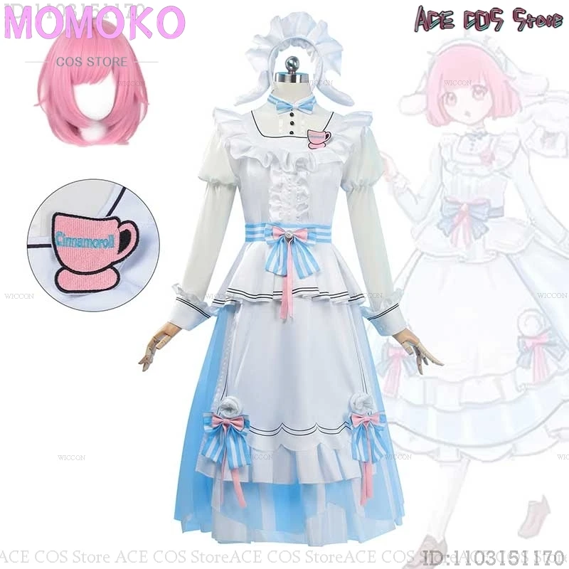 Otori Emu Otori Cosplay Costume pour filles, perruque, projet co-sanriio, Sekai, scène colorée, Pjsk, robe rose, Halloween, vêtements de jeu Lolita