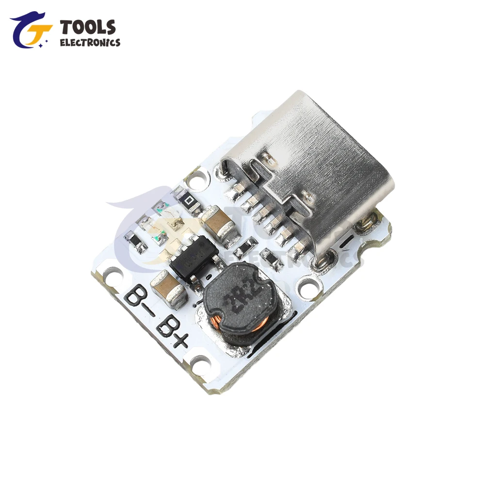 Module de Charge/décharge de batterie Li-ion DC 5V 1,2 a, carte d'alimentation Boost de Type C avec Protection contre les surcharges/surintensités