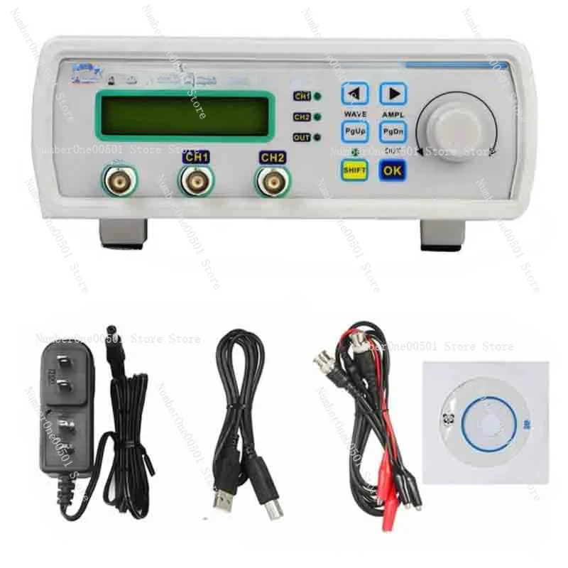 MHS5200A 6MHz 25MHz Digital DDS Dual-channel Function Signal Generator Sine Wave Arbitrary Waveform Generator Frequency Counter