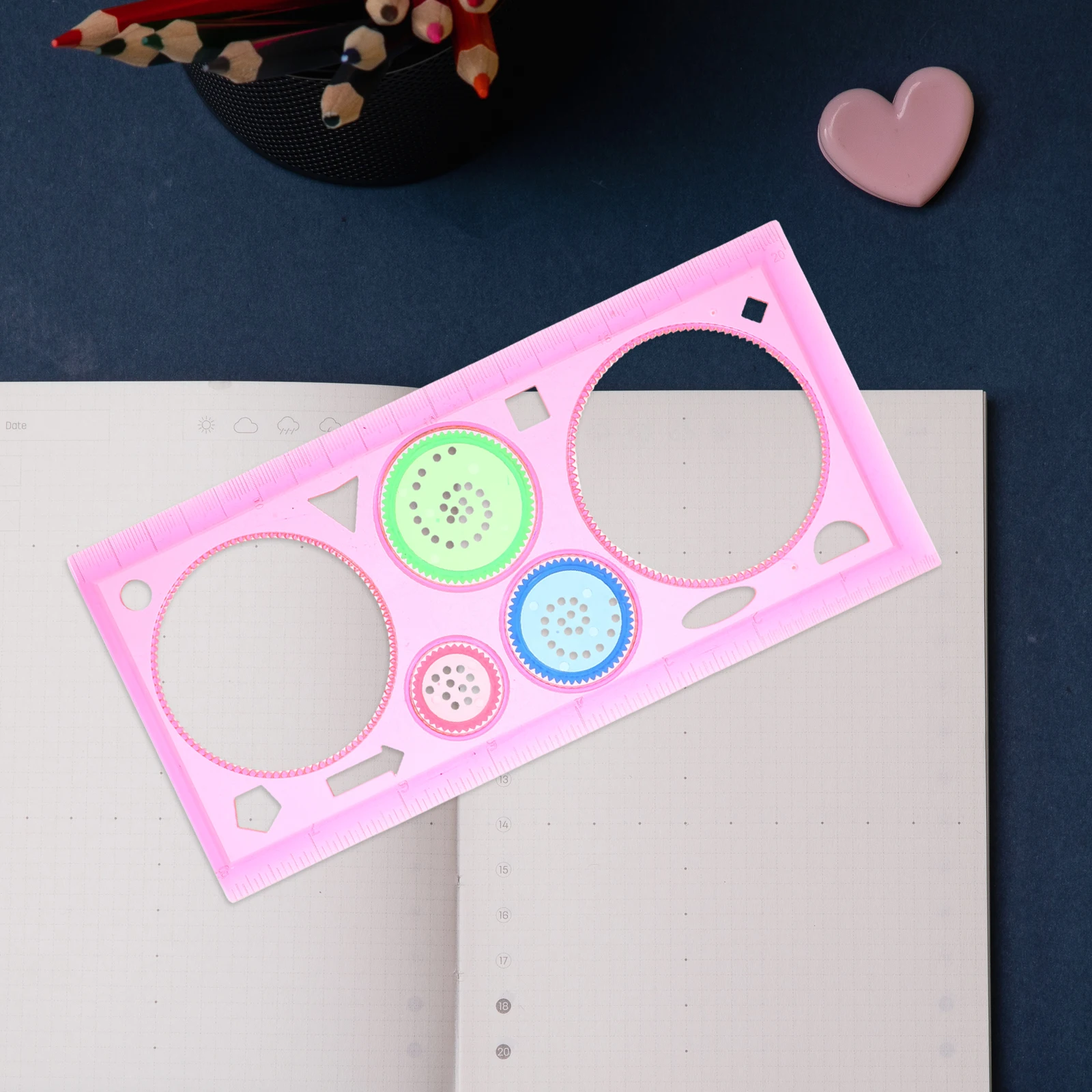 10pcs Drawing Template Toy Set Durable Material Easy Use Creative Design Parent Child Interaction Intelligence