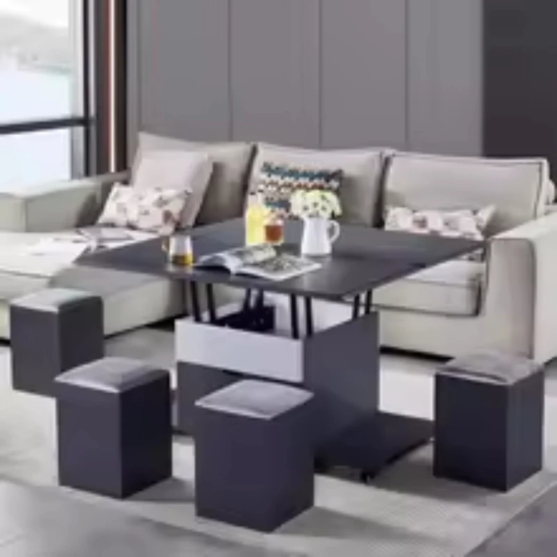 مصمم حديث فاخر واضح طاولة جانبية رخيصة Kaffee Tische