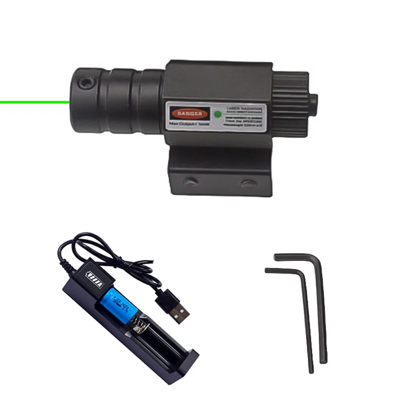 Red Dot Laser  Rechargeable Sight 635-655nm Adjustable 11mm/20mm Track Hunting Rifle Oscillator Pistol Shooting Sight view 5