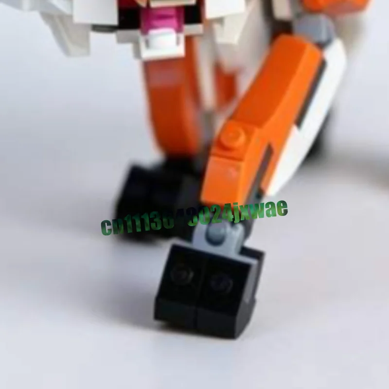 NEW 486PCS Red Fox MOC Building Blocks Animal Figure Model DIY Assembly Creative Puzzle Educational Toy Collectible Display Gift view 4