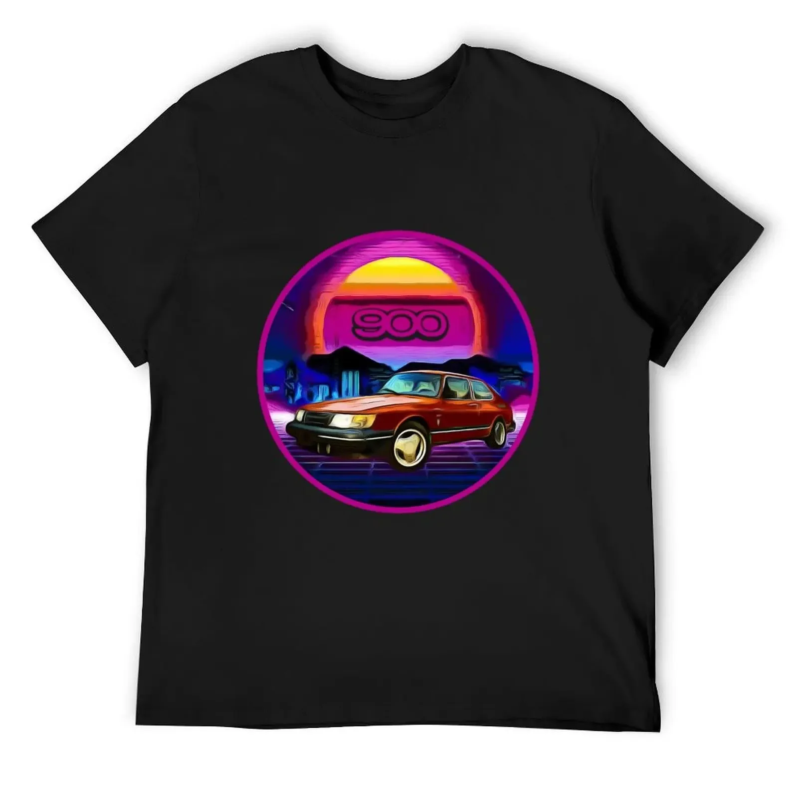 

1988 Saab 900 T-Shirt anime clothes vintage anime shirt Man t-shirt topping anime shirts men
