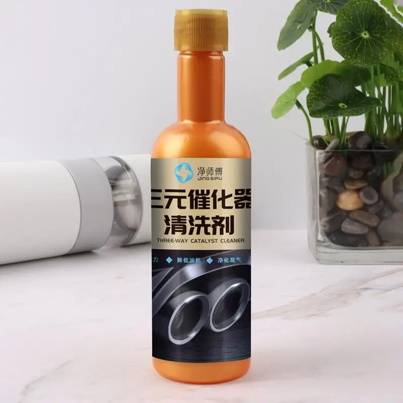 Catalytic Converter Cleaner Exhaust & Emissions System Cleaner Exhaust System Pipe Carbon Removal Cleaner 120ML Additive Oil For