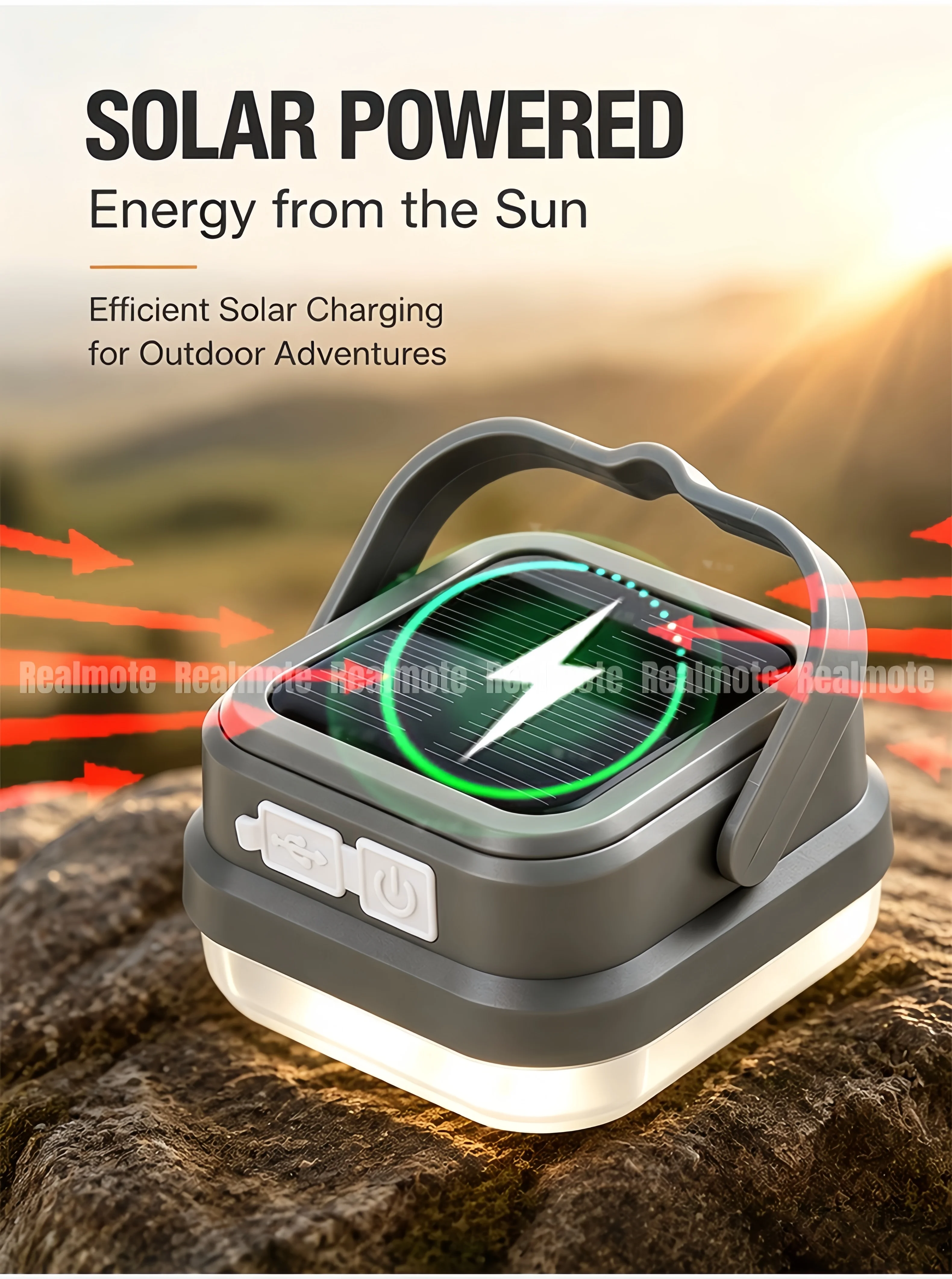 Solar LED Camping Lantern Type - Camping Solar Lantern ulasan dan harga
