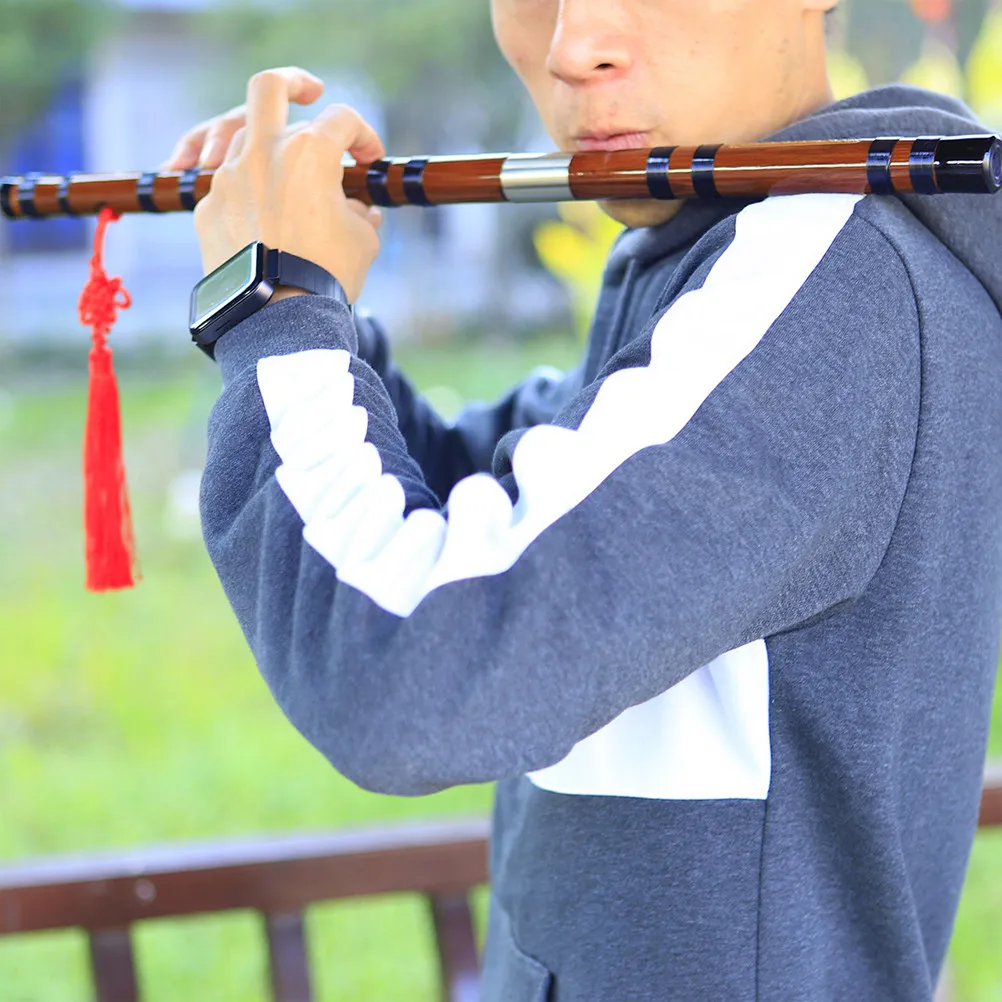 1Set Bamboo Flute Beginner Set Portable Chinese Dizi Excellent Sound Quality Easy Music Education Storage Box Musical