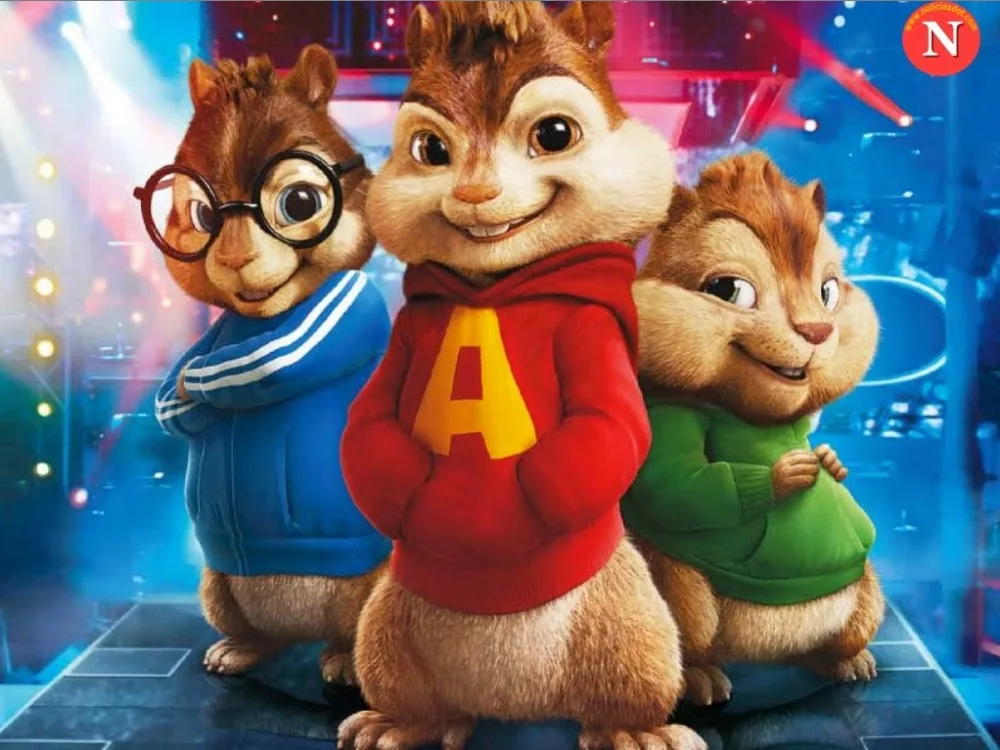 5x7FT Alvin and Chipmunks Simon Theodore Custom Photo Studio Backdrop Background Vinyl 220cm x 150cm