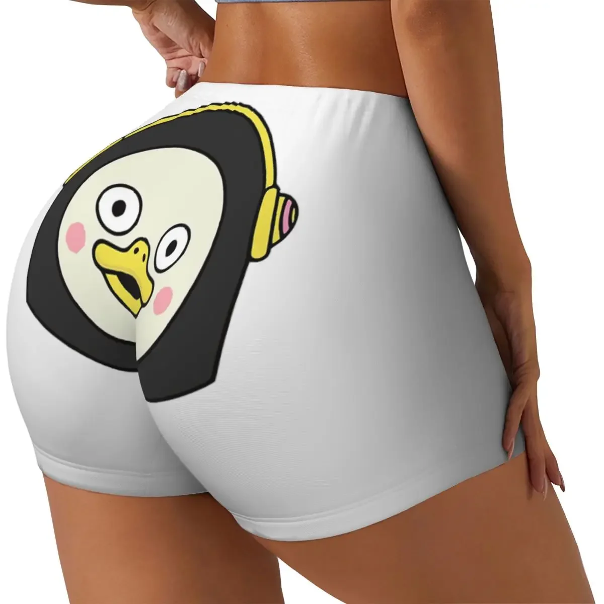 Custom Pengsoo (face) Classic Women Gym Workout Running Shorts Athletic Volleyball Biker Yoga Shorts