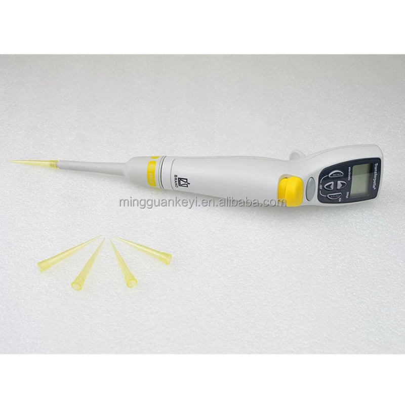 Precision Electronic Single Channel Pipette: 20 - 200uL with Battery & Charger - BD-200UL-LD