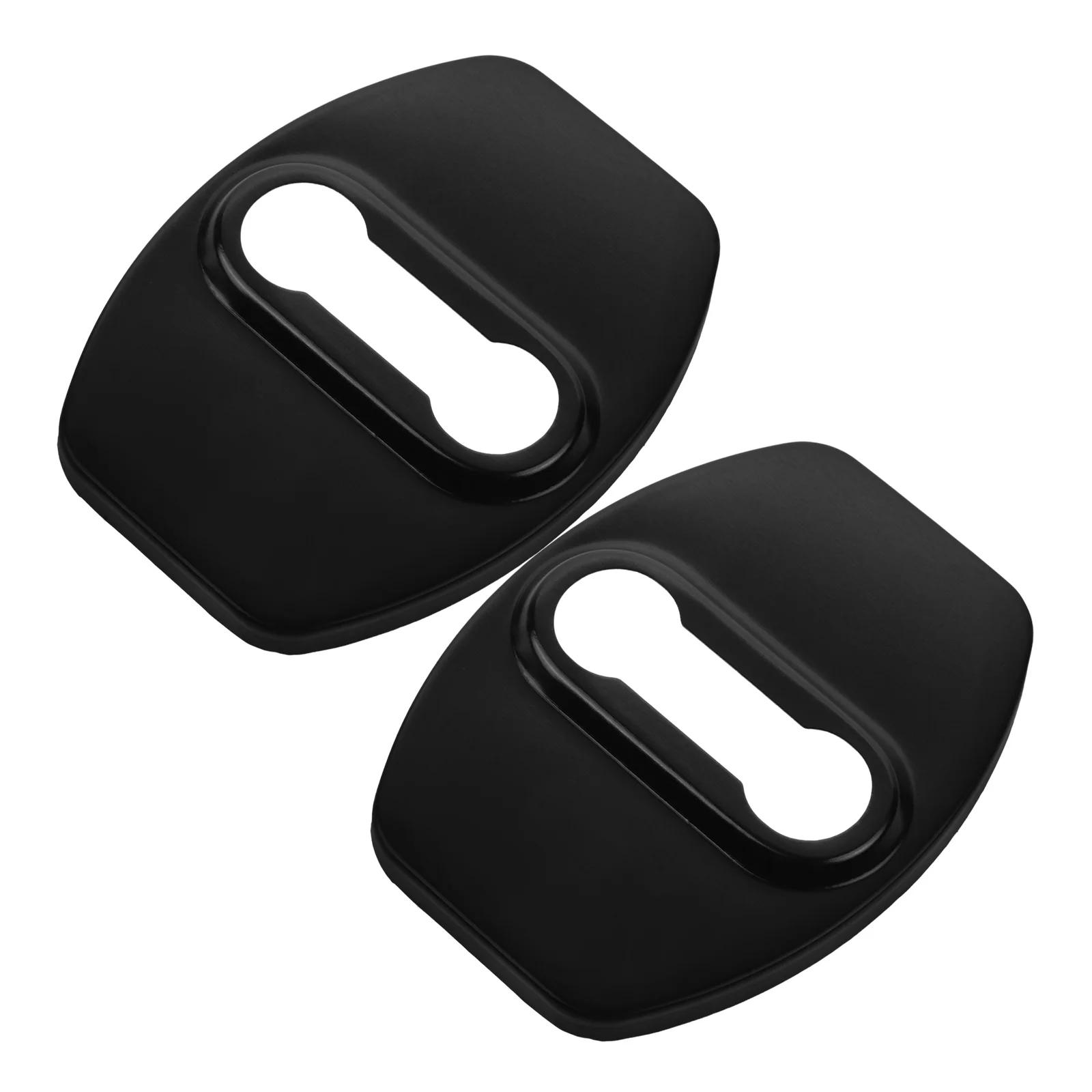 

2pcs Aluminum Alloy Car Lock Durable Rust Resistant Door Pull Pin Cover For Automotive Interior Decoration Easy Install Metal