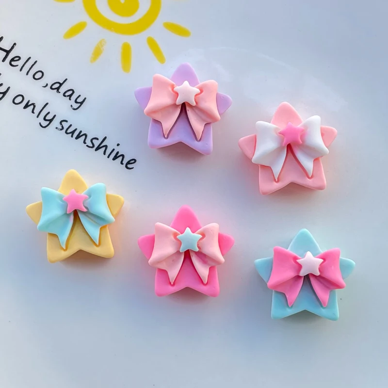 10 Pcs New Cute Mini Cartoon Butterfly Junction Gift Flatback Resin Cabochons Scrapbook Diy Jewellery Decor Crafts Accessories