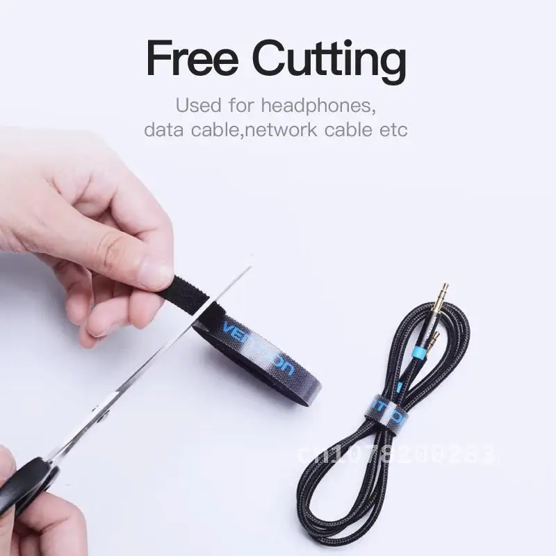 

Vention Cable Organizer Wire Winder Clip Earphone Holder Mouse Cord Protector HDMI Cable Management for Type C Micro USB Cable