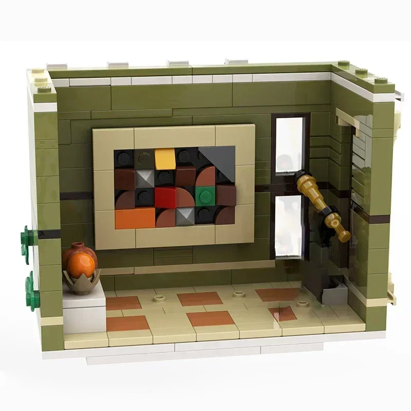 스트리트 뷰 모델 Moc 빌딩 벽돌 기념물 자연사 박물관 기술 블록 선물 크리스마스 장난감 DIY 세트 조립