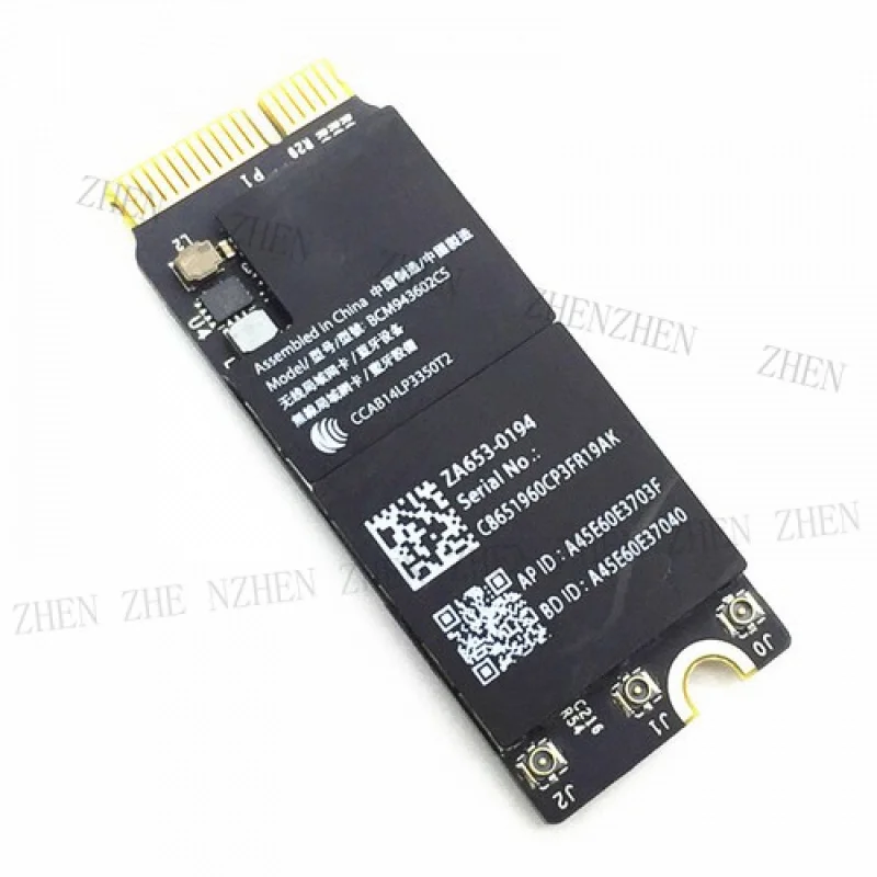 بطاقة مطار Y WiFi لجهاز Apple MacBook Pro Retina 13 بوصة A1425 BCM943602CS 2015 #2