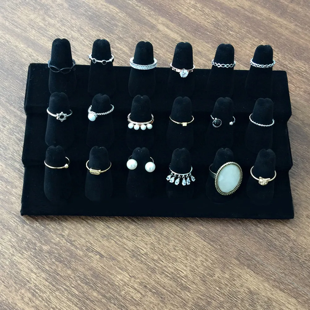 

Ring Display Rack Modern Simple Design For Boutique Jewelry Store Desktop Decoration Finger Ring Holder Stand Organizer