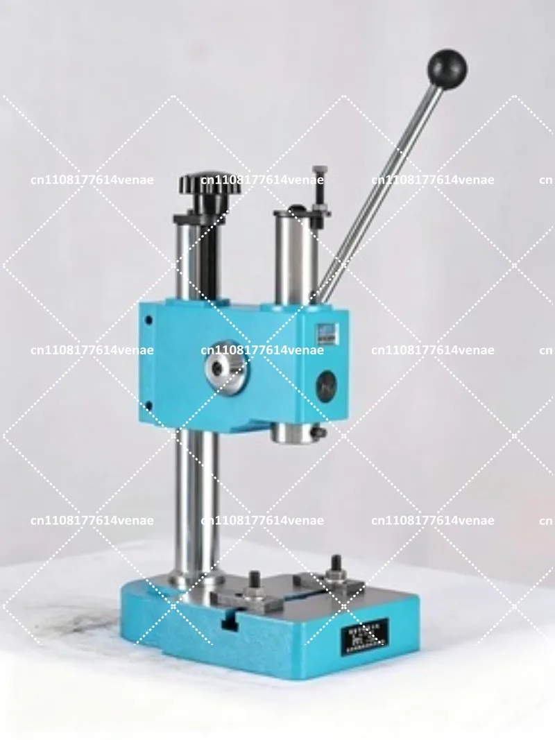 Small Manual Press 0.3/0.5 Ton Leverage Mountable Cast Iron for Riveting Squeezing Punching Bending Pressing
