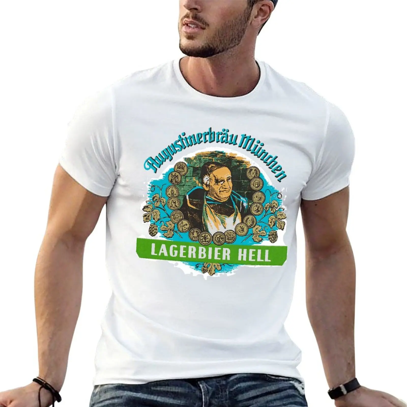 

Augustiner-Munich-Beer...Lagerbier-Hell-Essential T-Shirt man tshirt t shirts for man pack white T-Shirt