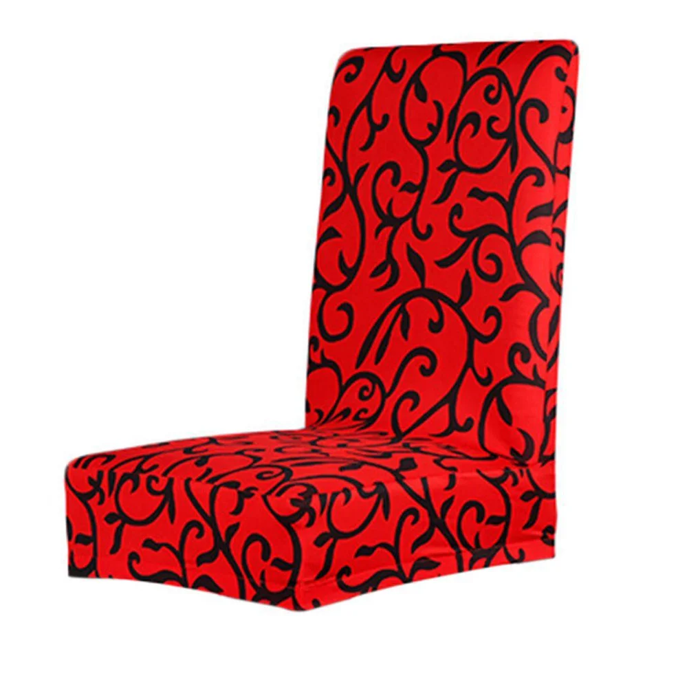 

1pcs Chair Cover Stretch Soft Removable Dining Room Hotel Wedding Banquet Seat Slipcover Machine Washable Home Textile