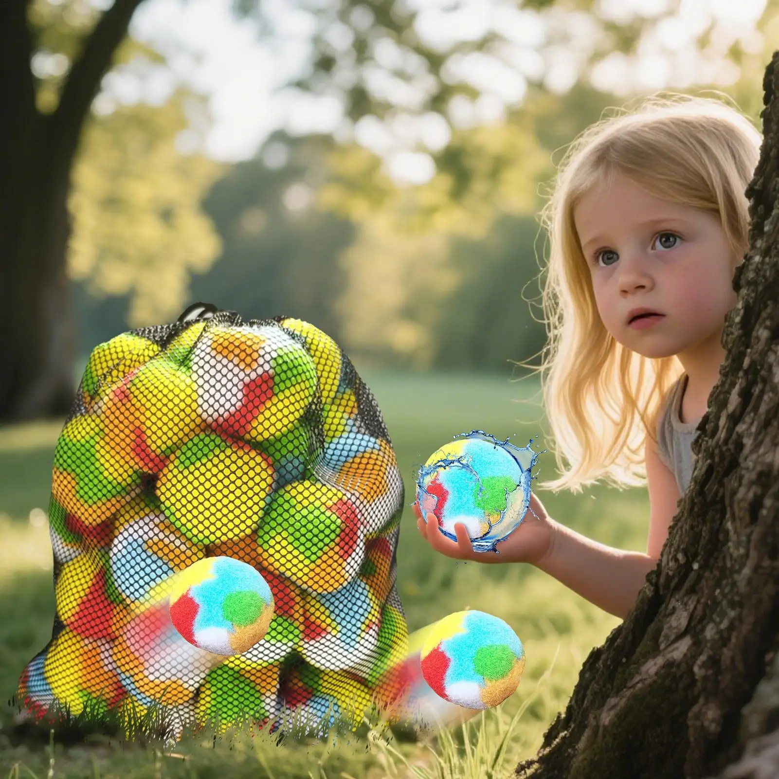 Bolas de balão de água, 60 peças, balão absorvente de água, brinquedos, festa de verão, jogo ao ar livre para férias, jardim, quintal, praia, natação