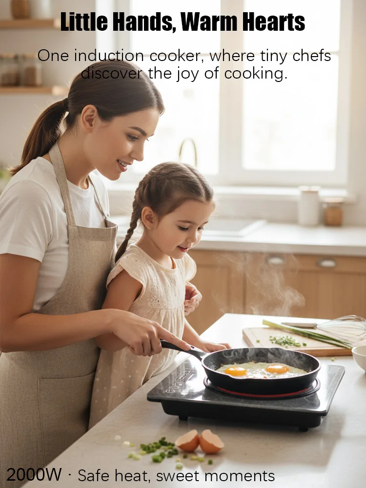 Electric Ceramic Cooker Sonifer SF-3066 2000W Infrared Hot Plate Touch Control Timer 6 Functions Kitchen Cooking