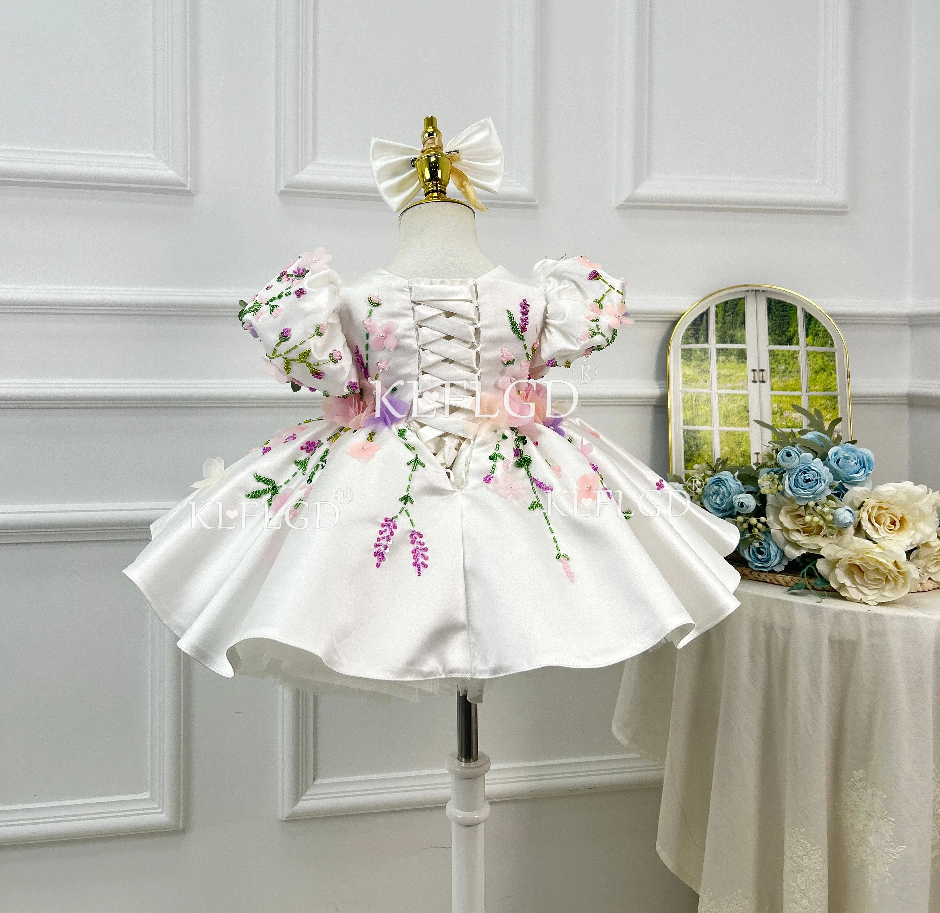 aliexpress embroidered dress Women's Spring Dress Bohemian Retro Ethnic Style Diamond Cotton Linen Blend Embroidered Lantern Sleeves Mini Dress DS003
