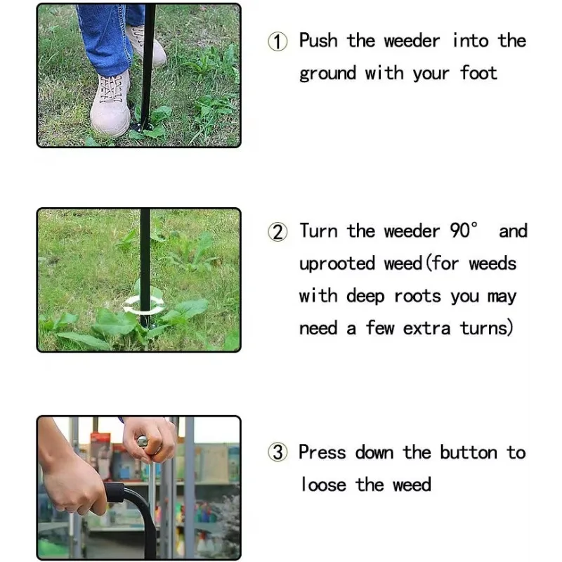 Outils de désherbage à main de jardin de désherbage d'herbe de poignée longue 2025 pour le Patio de jardin d'herbe