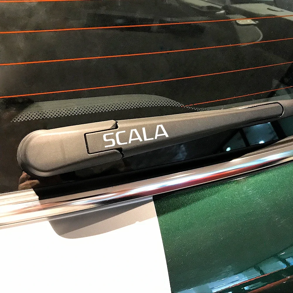 4PCS Car Sticker Auto Window Wiper For Skoda Octavia 2 A7 A5 Fabia 3 Rapid Superb 3 Kodiaq Scala Karoq Kamiq Car Accessories