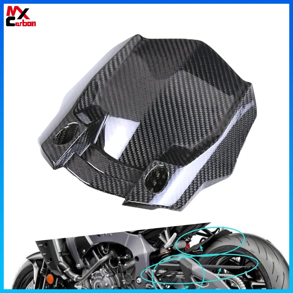 

For Yamaha MT10 FZ10 2022-2023 Motorcycle Rear Fender Mudguard Cover Rear Hugger Fairing Carbon Fiber Modification Accessories