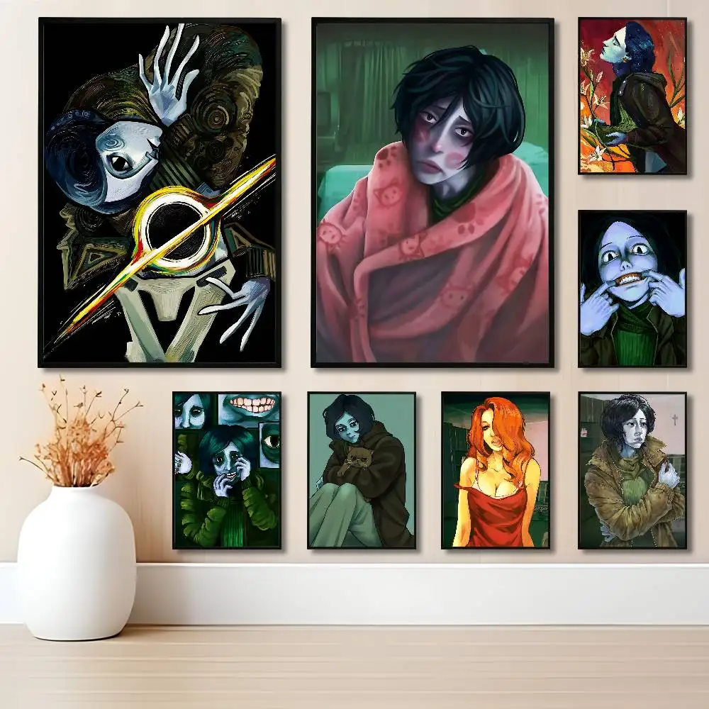 

No Im Not a H-Human-S Poster Fancy Wall Sticker for Living room bar retro decorative painting room